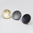 Modern Round Zinc Alloy Knob – Minimalist Drawer Pull for Wardrobes Closets and Kitchen Cabinets knob