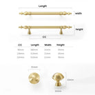 Chrome Brass Polished Gold Furniture Handle Modern Cabinet Pulls Wardrobe Cupboard Drawer Bar Knobs Handles