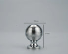 Chrome and Polished Gold Brass Furniture Handles – Modern Cabinet Drawer and Wardrobe Knobs BCK 28mm Handles