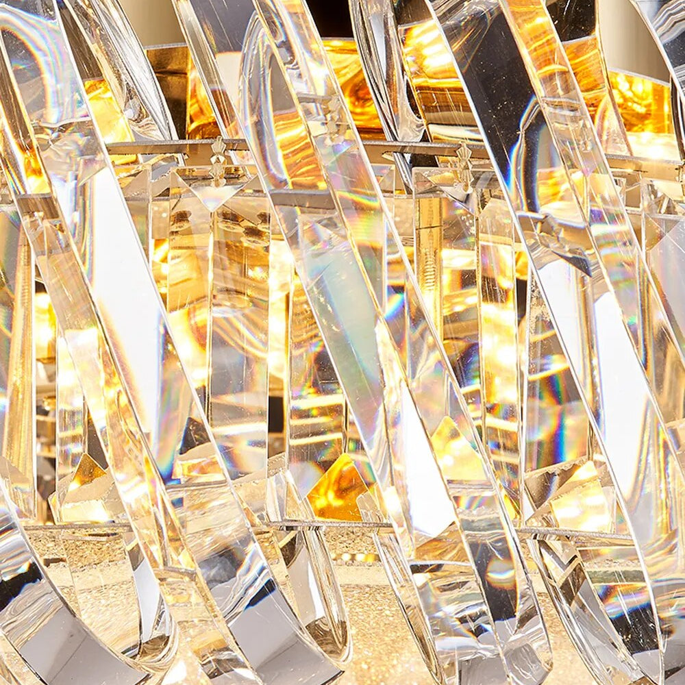 Olivia’s Art Deco Crystal Glass Led Chandelier Chandelier