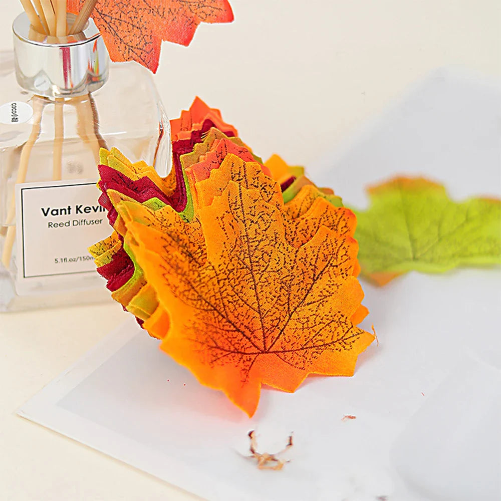 Dlight Decor Maple Leaves Set for Autumn Wall and Table Decor