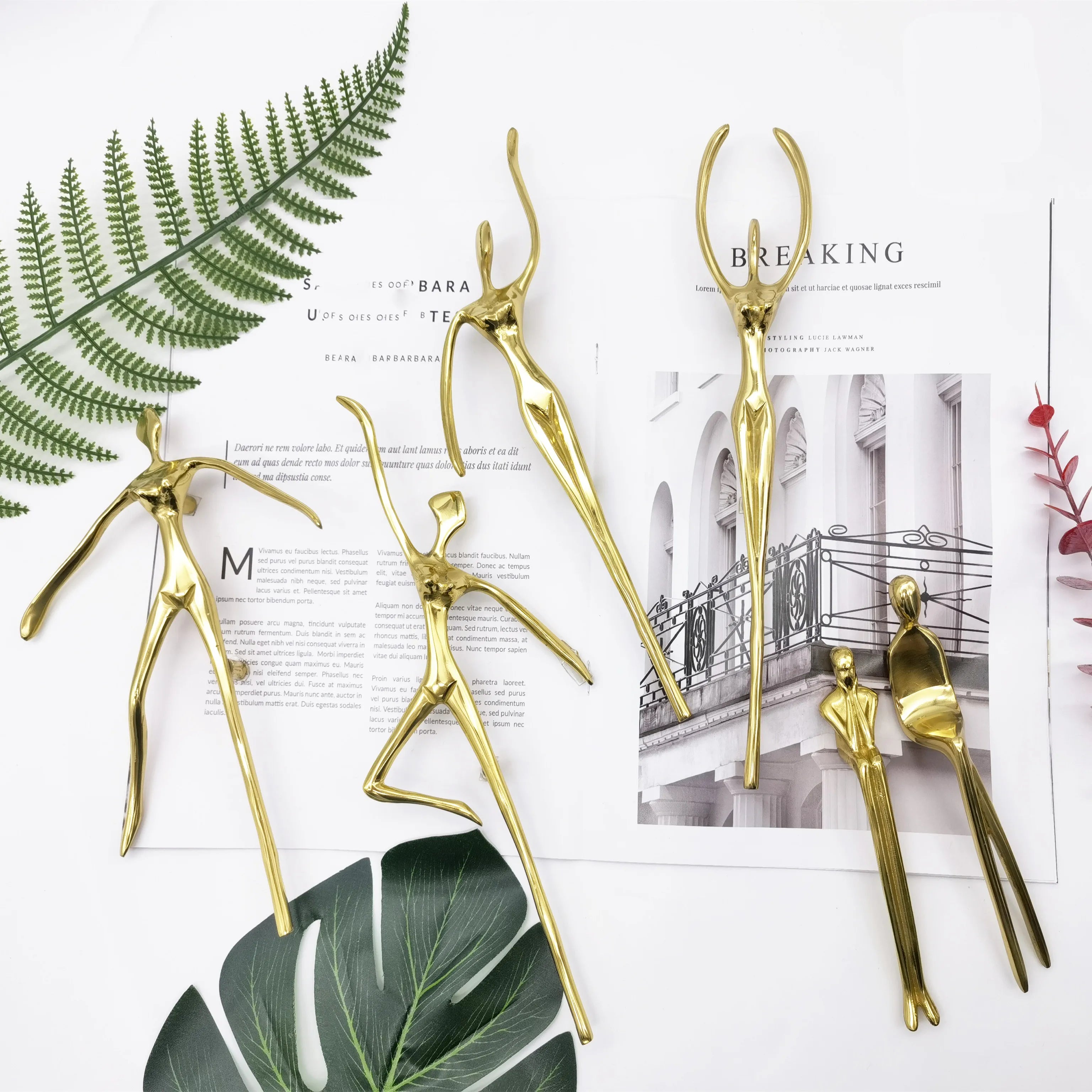 Ballet Brass Thinker Handle – Luxurious Solid Brass Pull for Cabinets Wardrobes and Drawers Handles