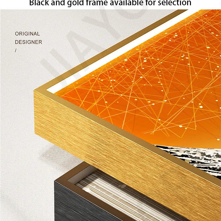 Dlight Decor Crystal Porcelain LED Wall Mural Light Wall Art