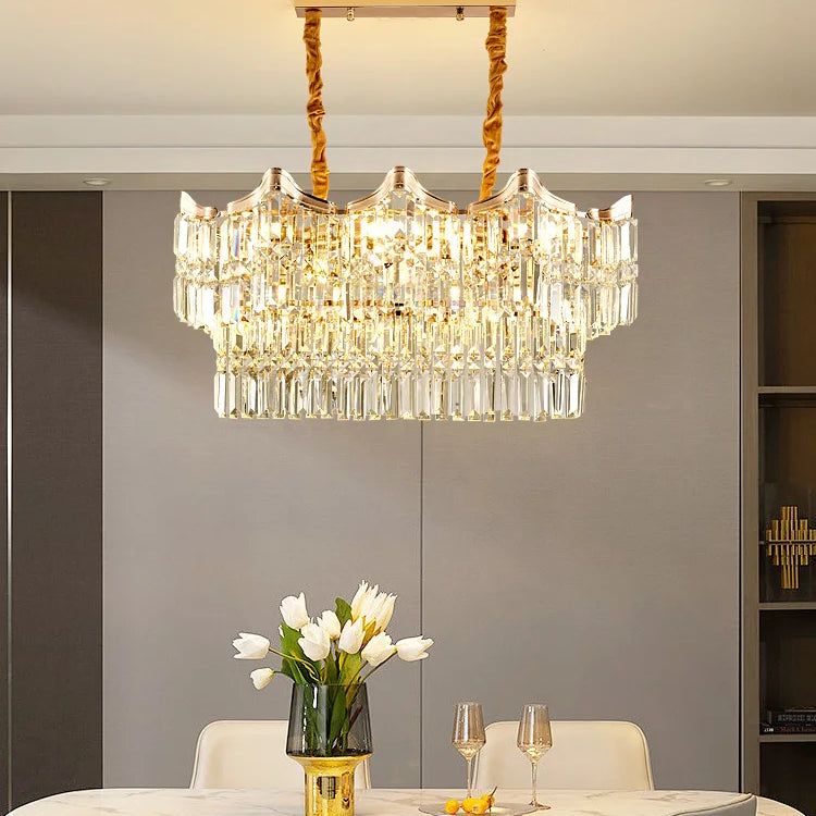 Exquisite Crystal Chandelier For Living Rooms Bedrooms And More - Modern French Light Luxury Design
