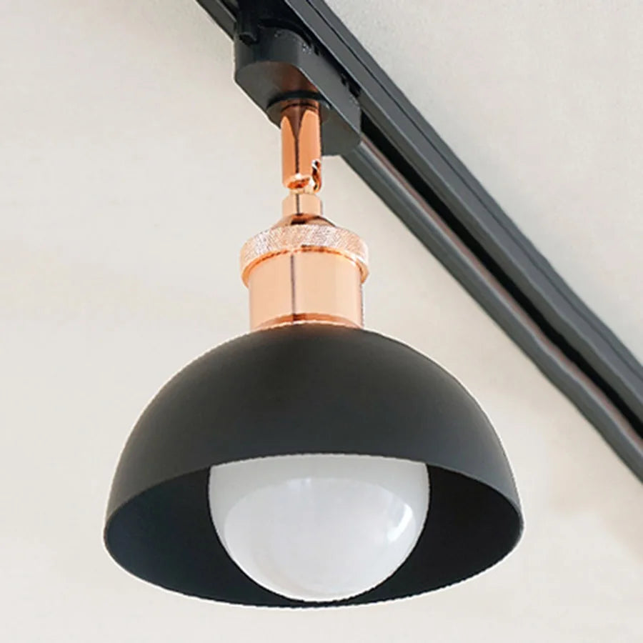 E27 Nordic LED Track Light - Adjustable Spotlight for Commercial and Residential Spaces 1PC Black Body / Natural White