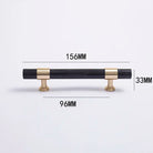 Natural Marble and Crystal T-Bar Cabinet Handles – Modern Brass Knobs for Kitchen Dresser and Furniture Pulls