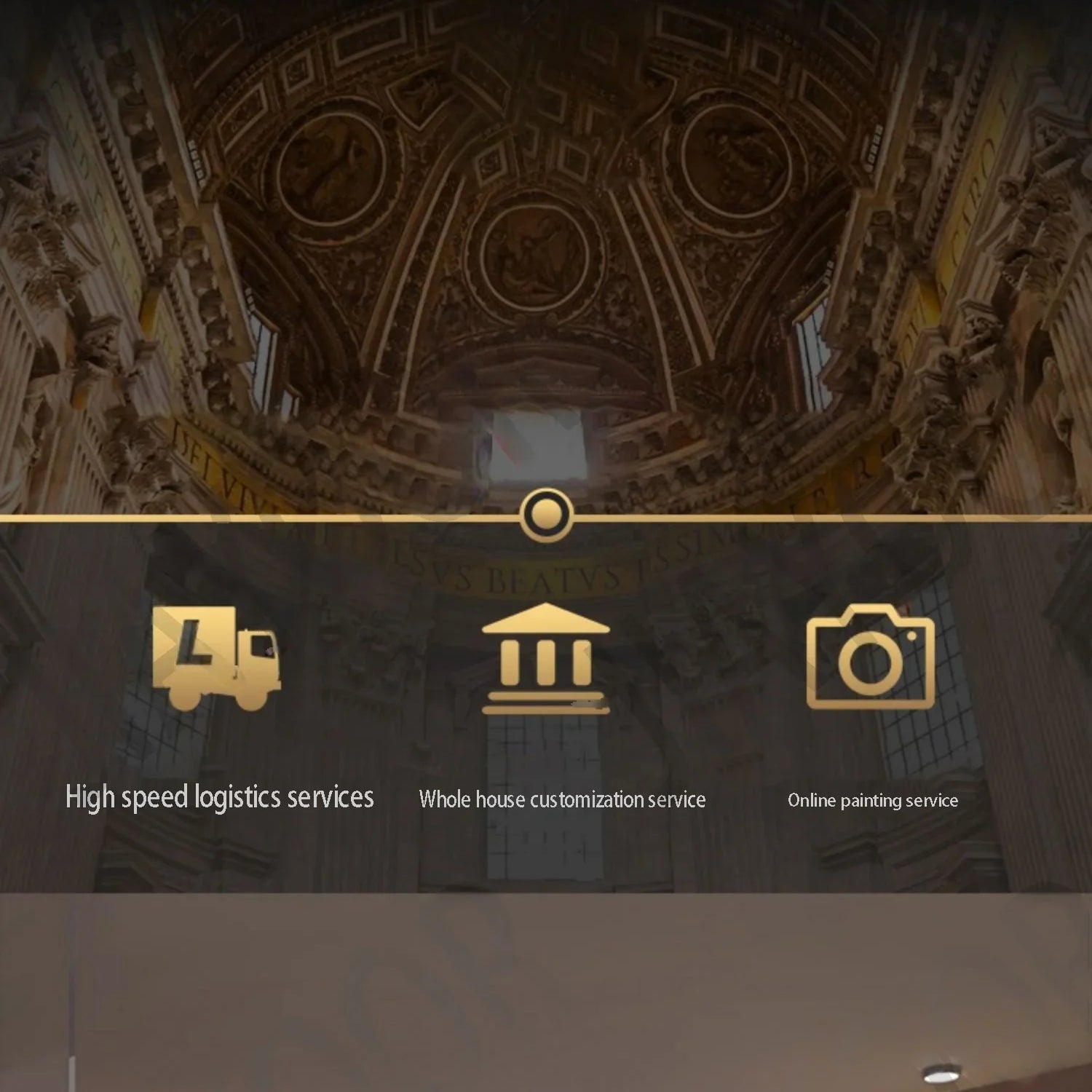 Dlight Decor Elk Mural LED Wall Light Pendant Wall Art