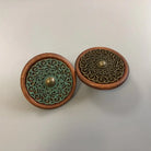 Handmade Wood and Alloy Cabinet Handles – Artistic Drawer and Furniture Knobs for Home Decor Knobs