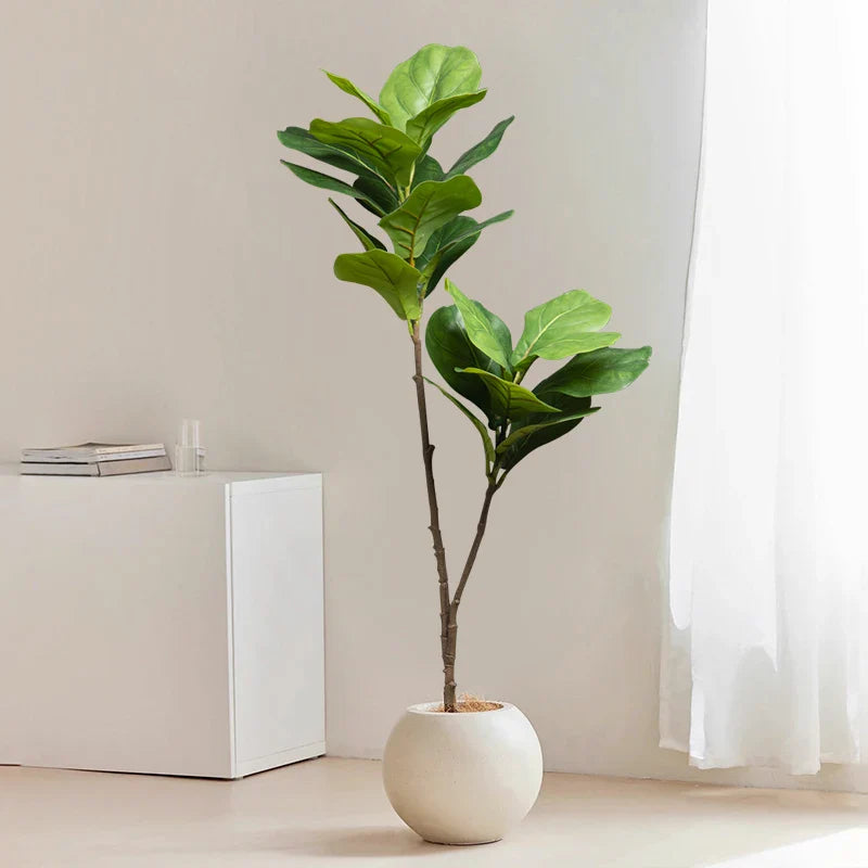 Dlight Decor 132cm Ficus Tree with Tropical Rubber Leaves