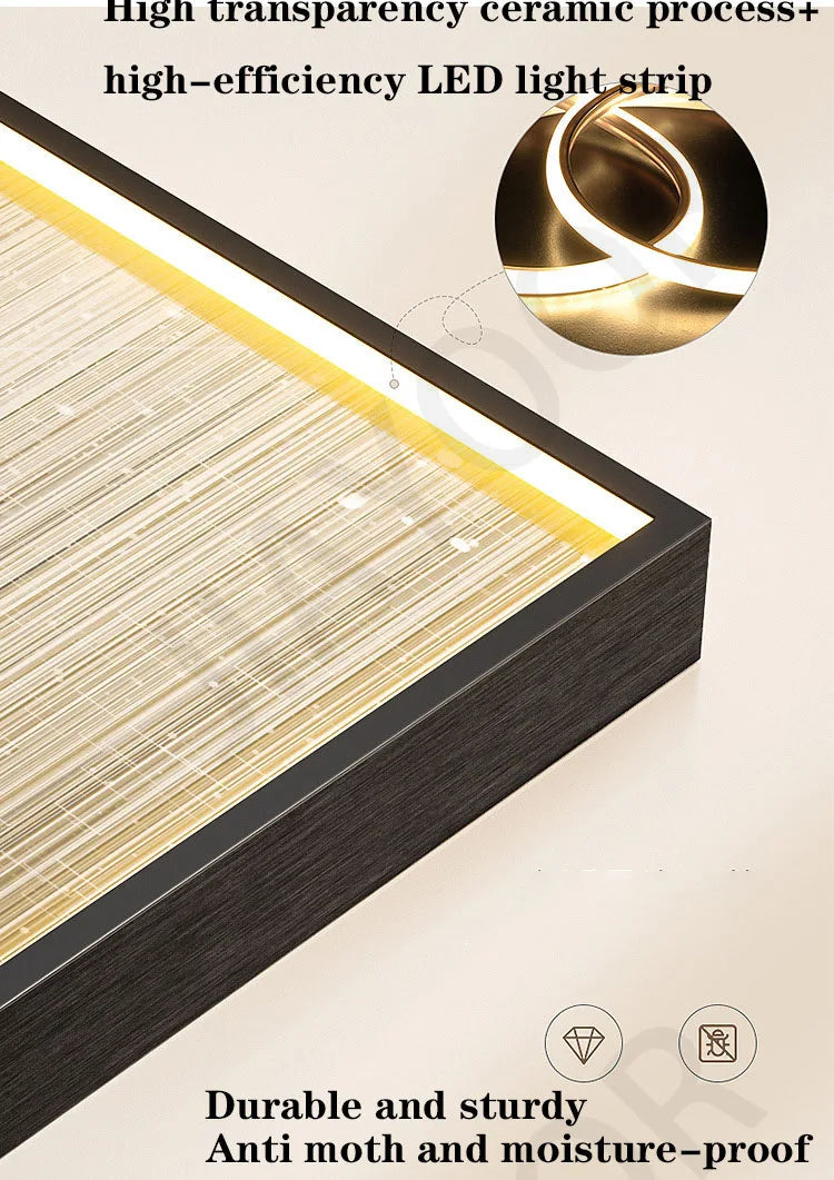 Dlight Decor Artistic Wood Crystal Wall Glow Light Wall Art