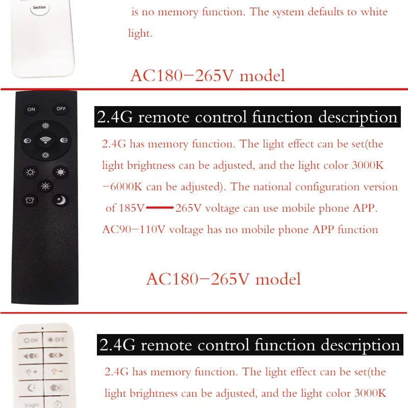 New Modern Led Ultra - Thin Ceiling Light With Remote Control Ceiling Light