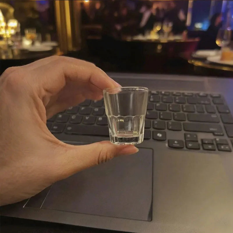 Dlight Decor 6pc Mini One-Sip Glass Set for Tea & Wine 20ml / 6pcs Cocktail Glasses