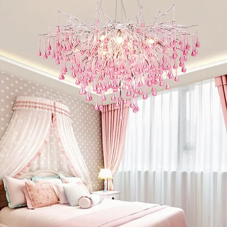 Creative Tree Branch Chandelier - Illuminate Your Bedroom Or Girl’s Room With Whimsical Charm