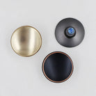 Modern Round Zinc Alloy Knob – Minimalist Drawer Pull for Wardrobes Closets and Kitchen Cabinets knob