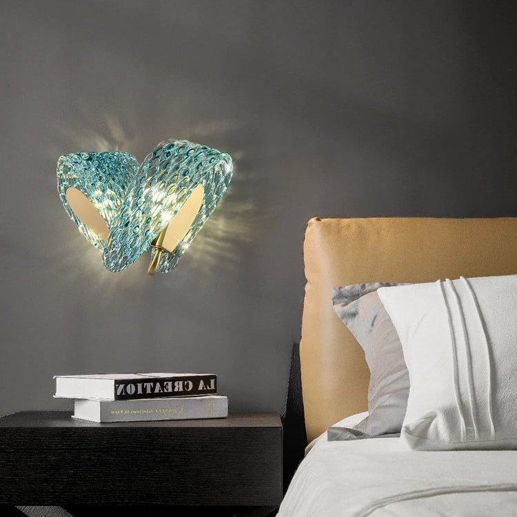 Aria’s Modern Glass Wall Lamp - Creative Light Luxury For Your Corridor And Tv Background Wall Lamp