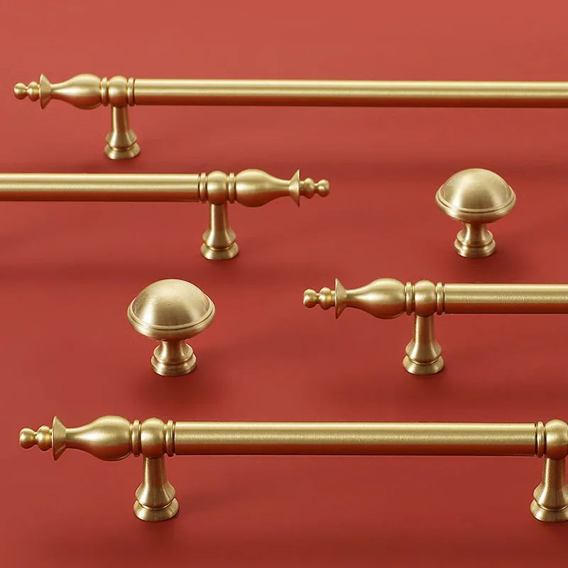 Chrome Brass Polished Gold Furniture Handle Modern Cabinet Pulls Wardrobe Cupboard Drawer Bar Knobs Handles