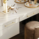 Polished Gold Brass Furniture Handles – Chrome Cabinet Pulls and French Wardrobe Drawer Knobs Handles