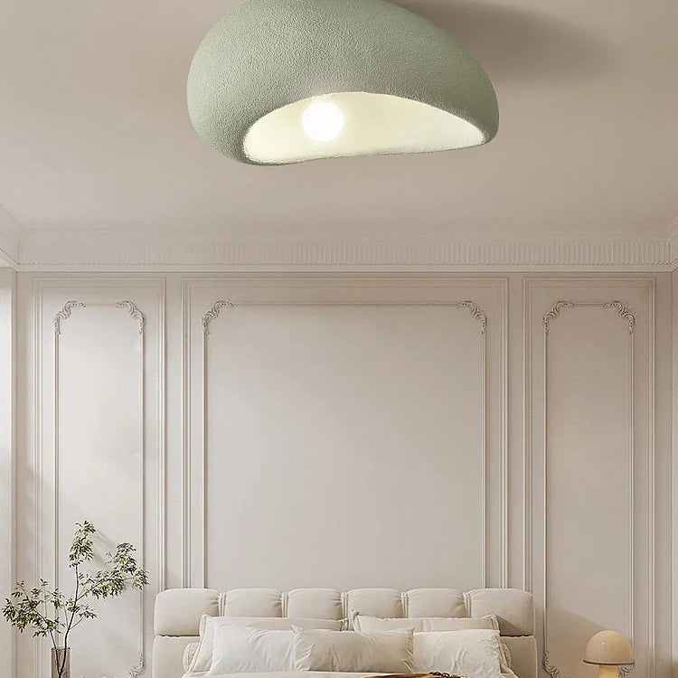 French Minimalist Wabi - Sabi Colorful Led Ceiling Light - Perfect For Bedrooms Studies And Living