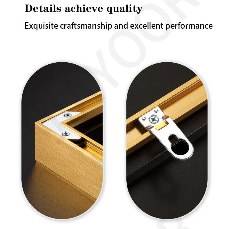 Dlight Decor Crystal Porcelain LED Wall Mural Light Wall Art