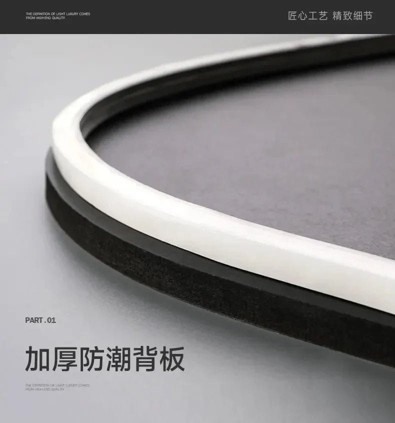 Dlight Decor Nordic Silent LED Wall Clock Light Wall Art