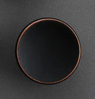 Modern Round Zinc Alloy Knob – Minimalist Drawer Pull for Wardrobes Closets and Kitchen Cabinets Black and red knob
