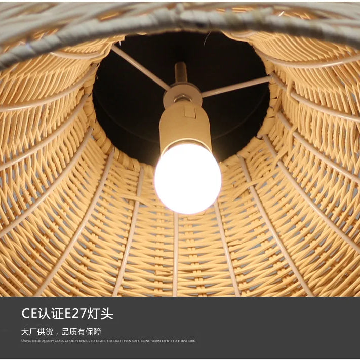 Retro Handmade Rattan Pendant Lights - Chinese - Inspired Vintage Lighting For Dining Rooms