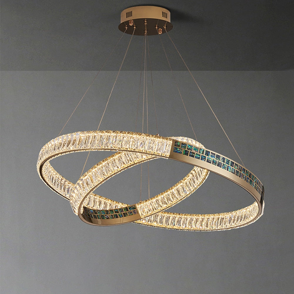 Evelyn’s Elegance Chandelier - Chic Wall/Pendant Light With Luxurious Shell Design