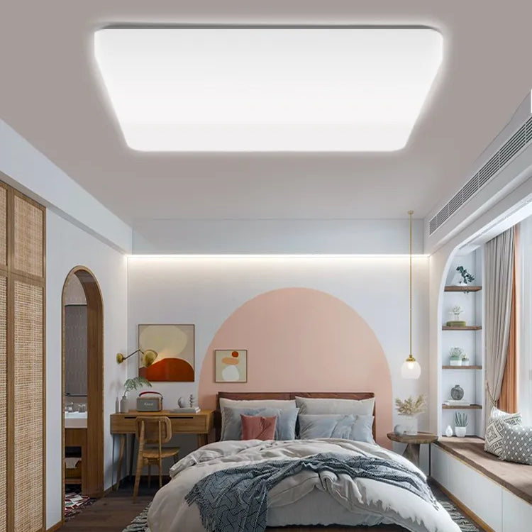 Smart Led Ceiling Lamp With Dimmable App Control - Modern Square Light For Kitchen Living Room And
