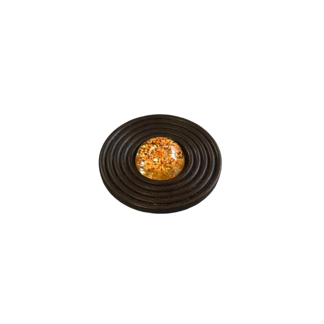 Handmade Wood and Alloy Cabinet Handles – Artistic Drawer and Furniture Knobs for Home Decor Knobs
