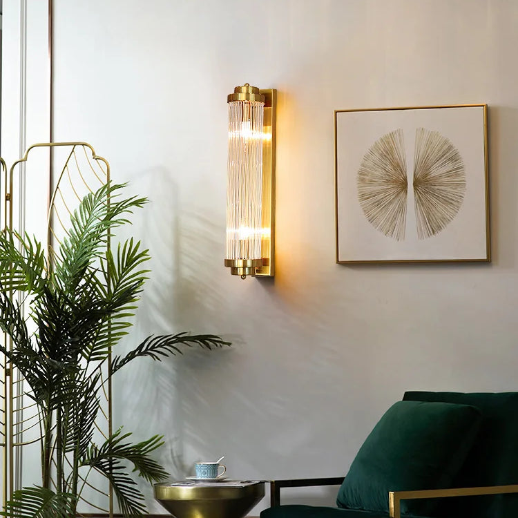 Olivia - Luxury Wall Lamp Golden And Black Bedside Modern Led Wall Lamp