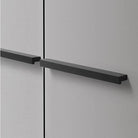 Modern Long T-Bar Aluminum Cabinet Handles – Brushed Gold Silver and Black Pulls for Drawers and Cupboards (700-1200mm)