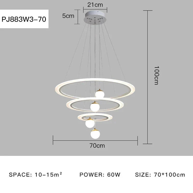 Laya: Minimalist Elegance With A Touch Of Modernity Pj883W3 - 70 / Ac80 - 265V Brightness Dimmable
