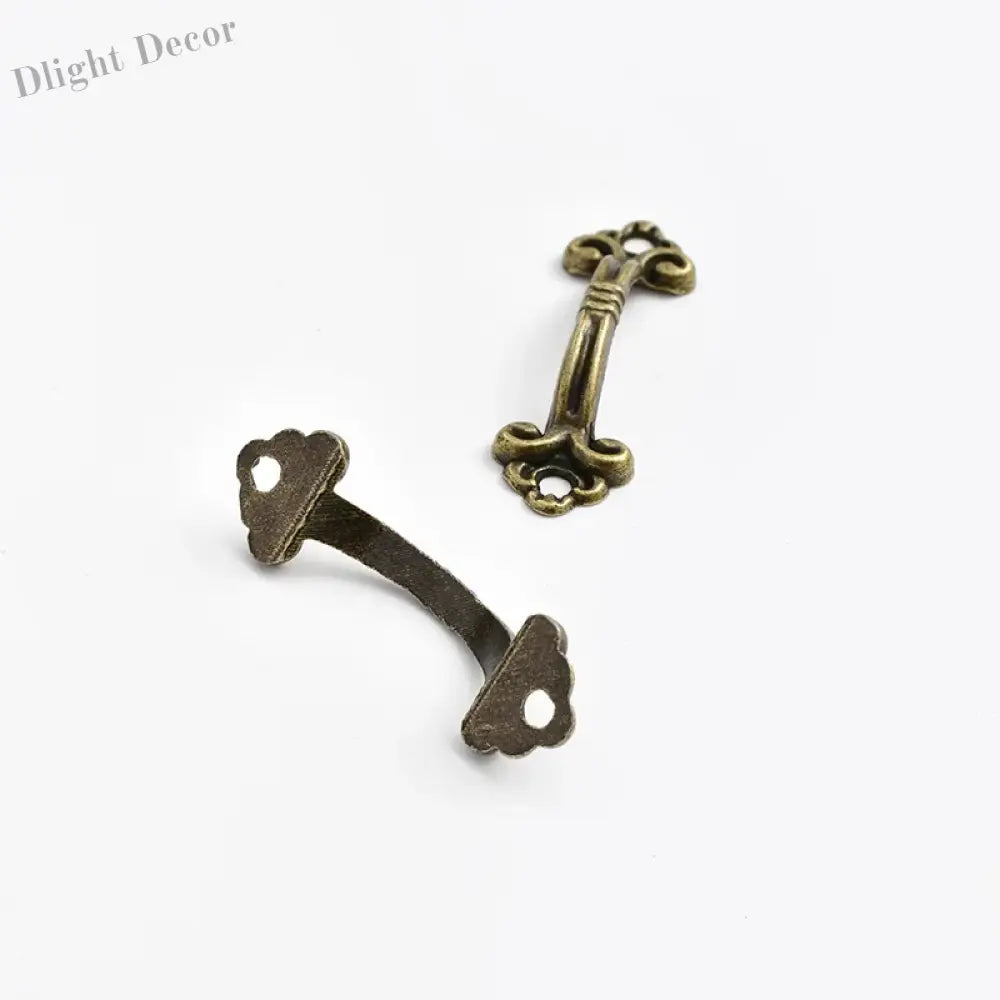 10pcs Antique Zinc Alloy Drawer Handles – Vintage Chinese Style Handles