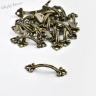10pcs Antique Zinc Alloy Drawer Handles – Vintage Chinese Style Handles