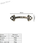 10pcs Antique Zinc Alloy Drawer Handles – Vintage Chinese Style 10pcs bronzer Handles