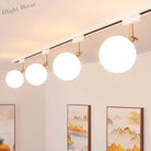 10W Nordic LED Track Light with G9 Glass Globe for Ceiling Spotlights ceiling light