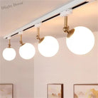 10W Nordic LED Track Light with G9 Glass Globe for Ceiling Spotlights ceiling light