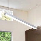 Callie Modern Pendant - Sleek Rectangular Led Light With Adjustable Length