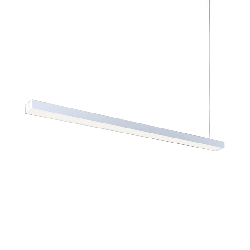 Callie Modern Pendant - Sleek Rectangular Led Light With Adjustable Length