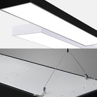 Callie Modern Pendant - Sleek Rectangular Led Light With Adjustable Length