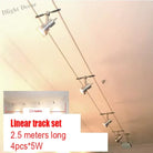 12V Steel Wire Track Spotlights for Commercial and Decorative Lighting 5W Suit / 6000K / 24V ceiling light