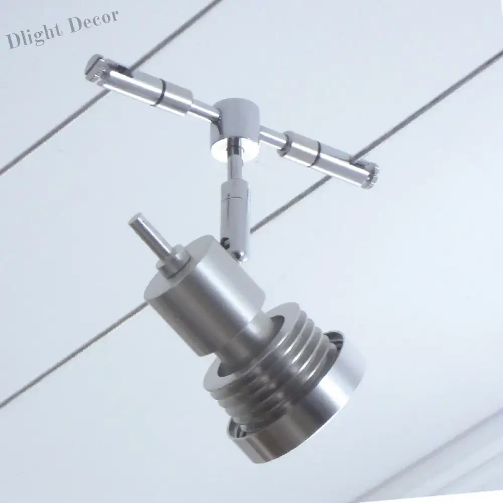 12V Steel Wire Track Spotlights for Commercial and Decorative Lighting ceiling light