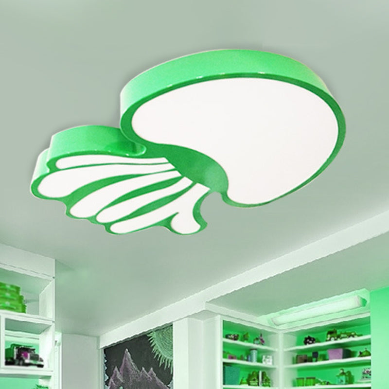 Undersea Wonder: Led Jellyfish Flush Mount Nursery Light