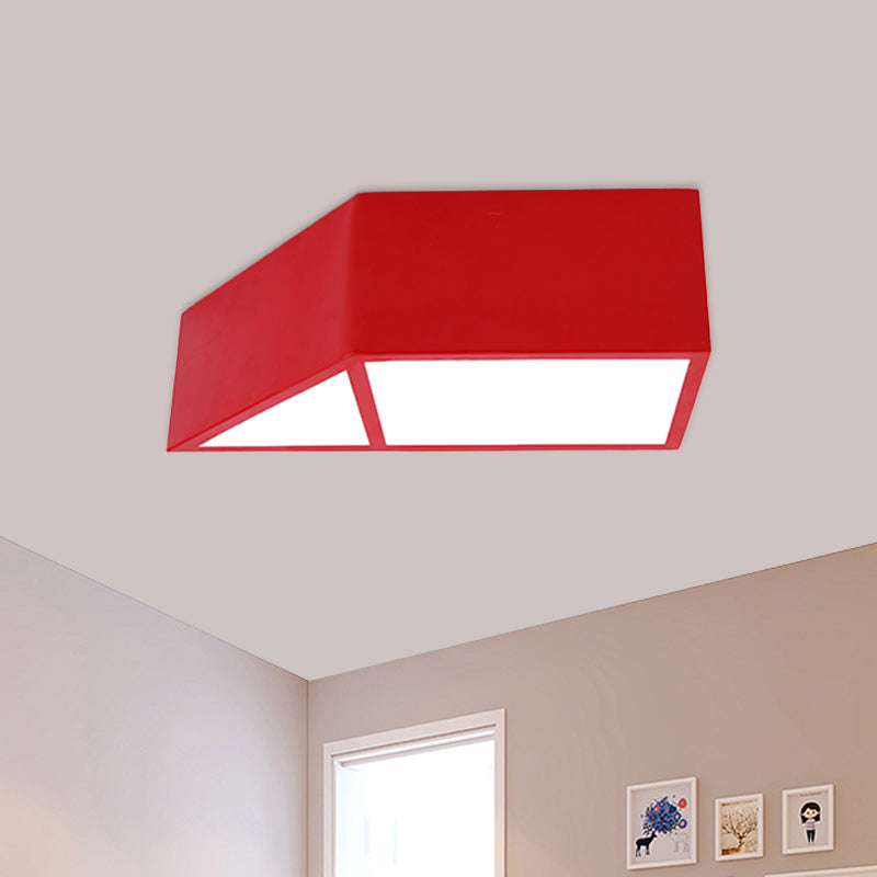 Brooke Playful Trapezoid Ceiling Lamp: Brighten Your Child’s Room With Fun Colors Light Fixtures