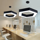 Blakely Modern Hexagonal Led Pendant: Illuminate Your Office With Style And Functionality Pendant