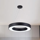 Avery’s Airy Ambiance: Minimalist Black Hoop Pendant Light Lighting