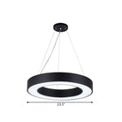 Avery’s Airy Ambiance: Minimalist Black Hoop Pendant Light Lighting