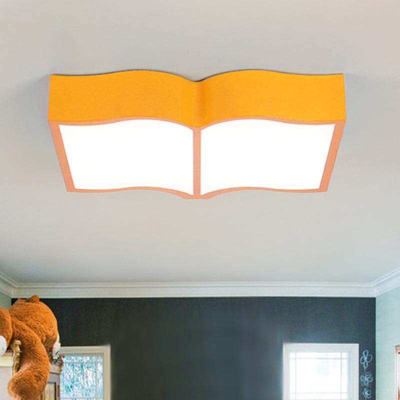 Emma’s Playful Book Light - Warm Led Glow For Children’s Rooms Yellow /