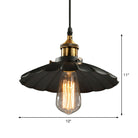 Embrace Industrial Charm With A Floral Touch: The Black Shade Pendant Lamp