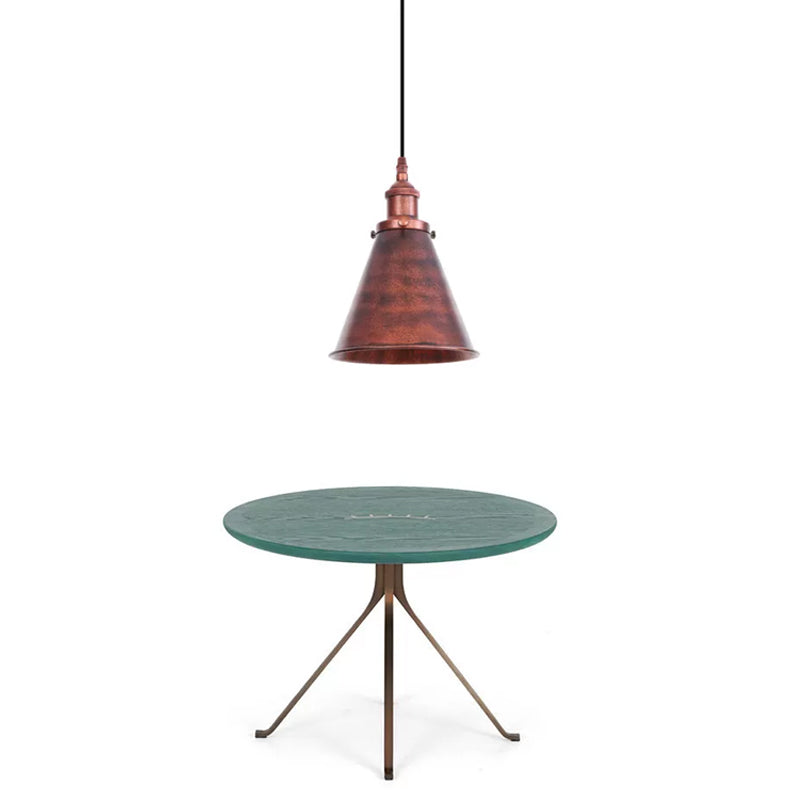 Hunter - Horn Shaped Pendant Light In Various Finishes Rust